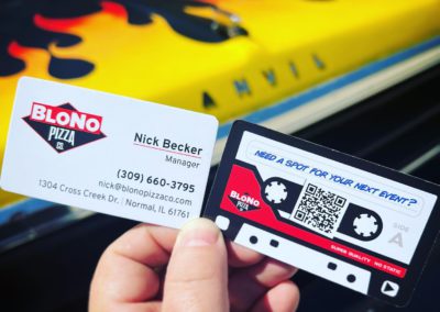 BloNo Pizza Co. Business Cards